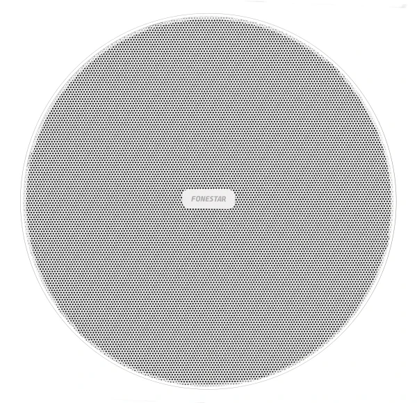 Fonestar SKY5T-DOME 2 utas telirácsos mennyezeti hangsugárzó, IP65, 20W RMS/100V, 20W-10W-5W-2, 5W trafó leágazás, , RAL9003 fehér