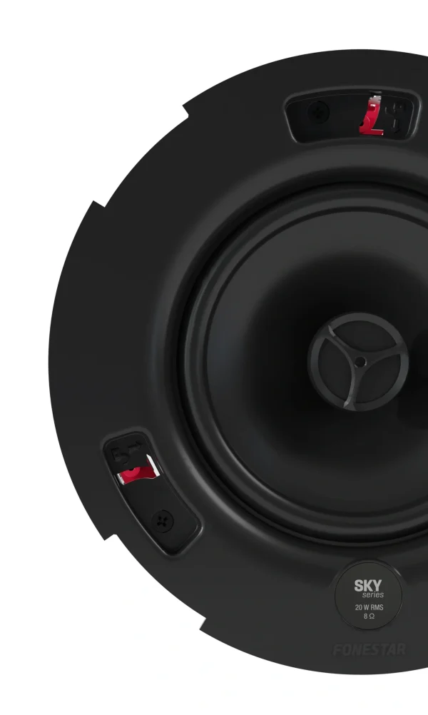 Fonestar SKY6-DOME telirácsos mennyezeti hangsugárzó, 20W (8 Ohm, 1w/1m érzékenység), 6, ", RAL9003 fehér