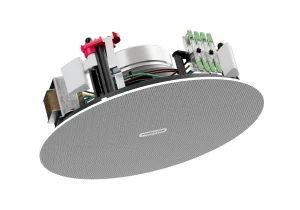 Fonestar SKY6T telirácsos mennyezeti hangsugárzó, 15W (8 Ohm, vagy 100V), 6, ", RAL9010 fehér