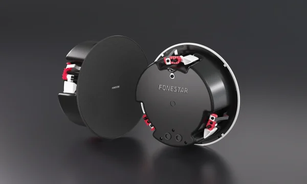 Fonestar SKY6T-DOME telirácsos mennyezeti hangsugárzó, 20W (8 Ohm, vagy 100V), 6"+1", RAL9010 fehér