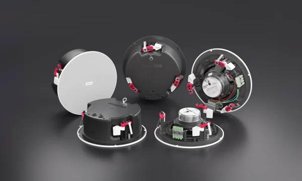Fonestar SKY6T-DOME telirácsos mennyezeti hangsugárzó, 20W (8 Ohm, vagy 100V), 6"+1", RAL9010 fehér