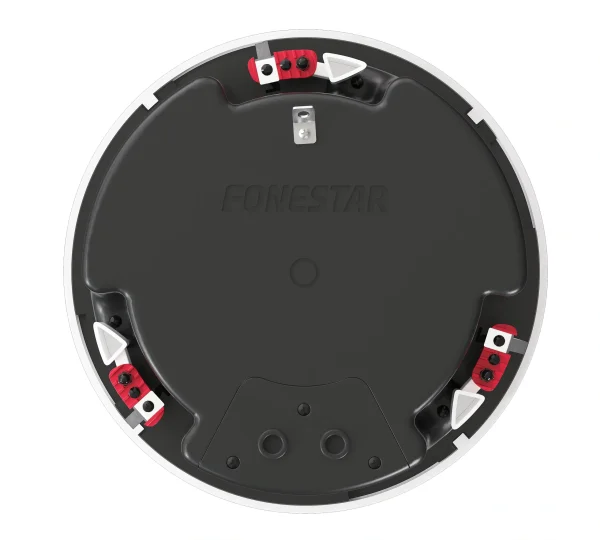 Fonestar SKY8T-DOME, 2-utas mennyezeti hangsugárzó, IP65, 30W RMS/100V, 30W-15W-7, 5W-3, 75W trafó leágazás, RAL9003 fehér.