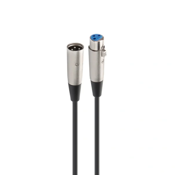 Fonestar SM-673-5, XLR mama - XLR papa audio kábel, 5m, fekete.