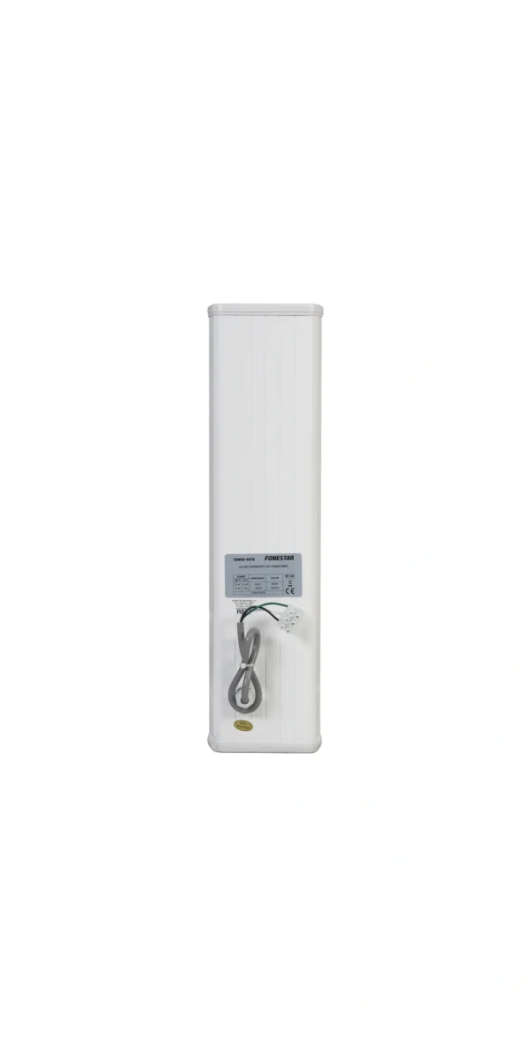 Fonestar TOWER-20TB kültéri oszlopsugárzó, 20W (100V), 4x2, 5", RAL9016