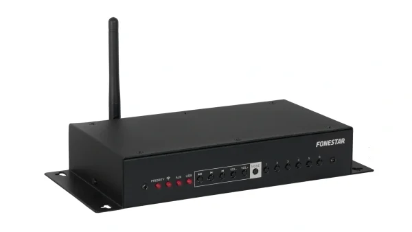 Fonestar WA-225W WiFi sztereó erősítő, beépített streaming médialejátszóval, 2x20W.