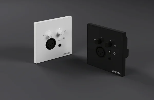 Fonestar WALLMIX BK, Falba építhető audio mixer, fekete