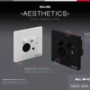 Fonestar WALLMIX BK, Falba építhető audio mixer, fekete