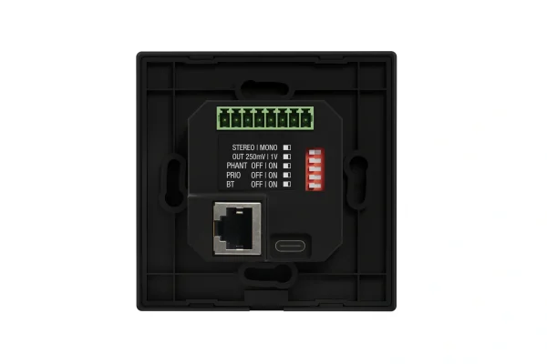 Fonestar WALLMIX BK, Falba építhető audio mixer, fekete