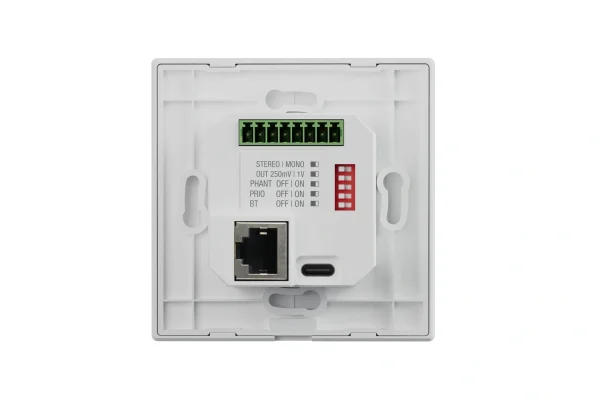 Fonestar WALLMIX WH, Falba építhető audio mixer. fehér.