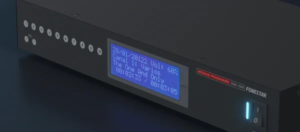 Fonestar ZSM-1000 Időzíthető üzenet, háttérzene bejátszó és SIP kliens, PC editor