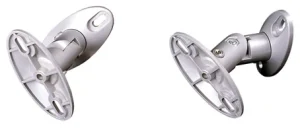 Fonestar SAL604P hangszóró fali konzol, 1pár. max. 4Kg terhelés. Ezüst szín.