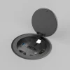 Infobit iBox-TPC Zárható fedlapos asztali rendező, 1x 230V, 1x USB-A, 1x RJ-45, 1x HDMI