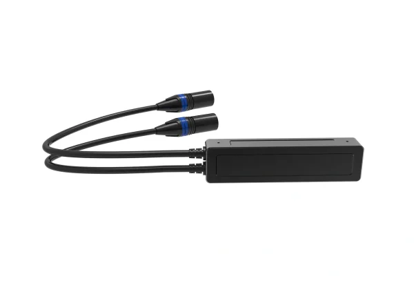Infobit iTrans-DX-R-22 2-csatornás Dante audio kimeneti interfész (Rx), 2x XLR papa, PoE