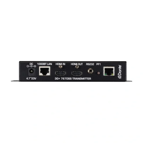 Just Add Power J+P-VBS-HDIP-767DSS 3G Video over IP adóegység beépített 8x8 csatornás Dante/AES67 interfésszel.