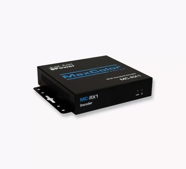 Just Add Power J+P-VBS-MAX-RX-1 4K/60 4:4:4 Video over IP vevőegység, Dolby Vision, HDR
