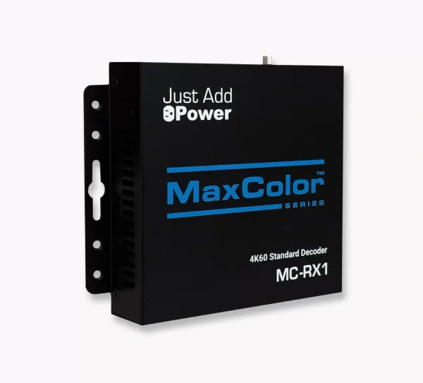 Just Add Power J+P-VBS-MAX-RX-1 4K/60 4:4:4 Video over IP vevőegység, Dolby Vision, HDR