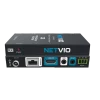 Netvio EX-HT2-401-10, 40m 4K Ultra HD | 70m 1080p | HDBaseT 2.0 extender 2-irányú IR infra vezérlés, RS-232 és 2-irányú PoC.