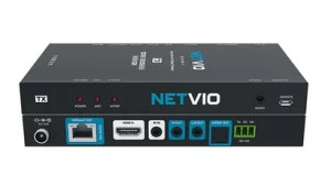 Netvio EX-HT2-403-10, 40m 4K60 HDR | 70m 1080p | HDBaseT 2.0 extender, ARC, 2-irányú IR infra vezérlés, RS-232 és 2-irányú PoC.
