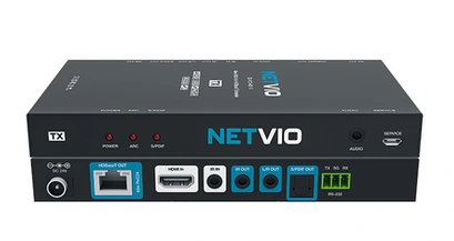 Netvio EX-HT2-403-10, 40m 4K60 HDR | 70m 1080p | HDBaseT 2.0 extender, ARC, 2-irányú IR infra vezérlés, RS-232 és 2-irányú PoC.