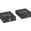 Netvio EX-USB-100-10, 100m USB3.2 Gen1 5Gbps Extender over CAT kábel