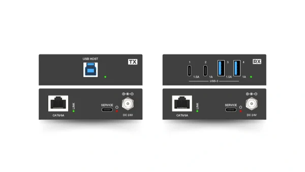 Netvio EX-USB-100-10, 100m USB3.2 Gen1 5Gbps Extender over CAT kábel