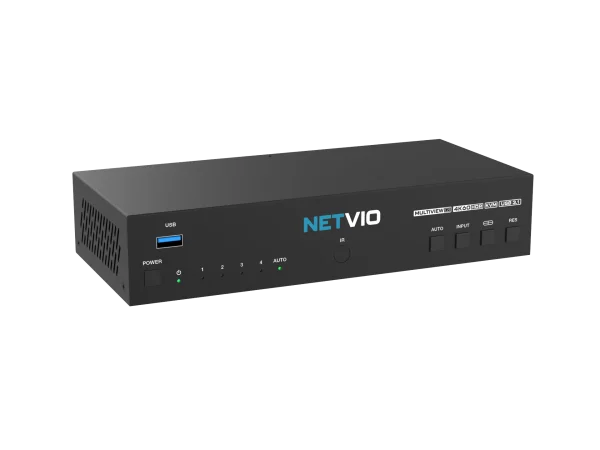 Netvio MV-H2-0401-10, 4x1 HDMI 4K60 HDR 10bit MultiView Processzor, USB3.1 Gen1 switch és KVM funkciók