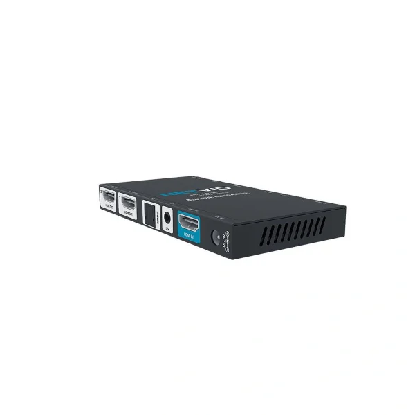 Netvio SP-H2-0102-10, 1x2 | 18Gb 4K/60 HDR HDMI splitter, skálázás, audió kimenetek, EDID konfiguráció.