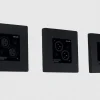 Newhank DCONXI 2-csatornás Dante audio fali bemeneti interfész (Tx), 2x XLR mama, PoE