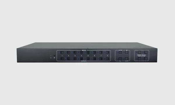 Newhank HM8x8 8x8-as HDMI2.0 mátrix siwtch, beépített audió mátrix funkcióval és Downscaling skálázóval