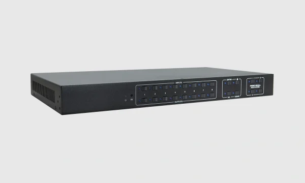 Newhank HM8x8 8x8-as HDMI2.0 mátrix siwtch, beépített audió mátrix funkcióval és Downscaling skálázóval