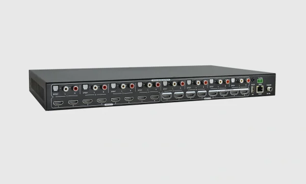 Newhank HM8x8 8x8-as HDMI2.0 mátrix siwtch, beépített audió mátrix funkcióval és Downscaling skálázóval