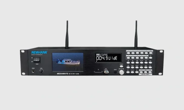 Newhank MEDIAMATE USB/SD/WIFI multimédialejátszó, 5" TFT kijelző, 1080p videó lejátszás, Airplay