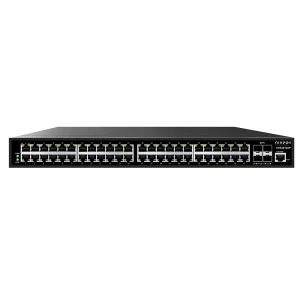 Niveo NRS48T4XP, 48 port, Gigabit Ethernet Switch, Full L2+ Mgt, 4x10GB SFP open slots, PoE+ (400W)