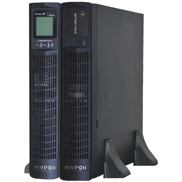 Niveo NUPS23-3000, 3KVA True Sine-wave Double Conversion On-Line UPS, Rack és torony telepíthetőség
