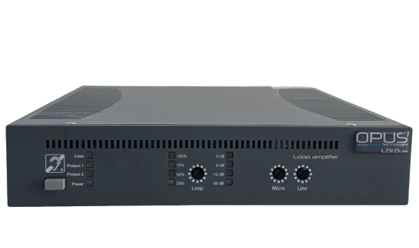 Opus LD 1.0 Lite indukciós hurok erősítő, 4A, opcionális rackesítő készlet
