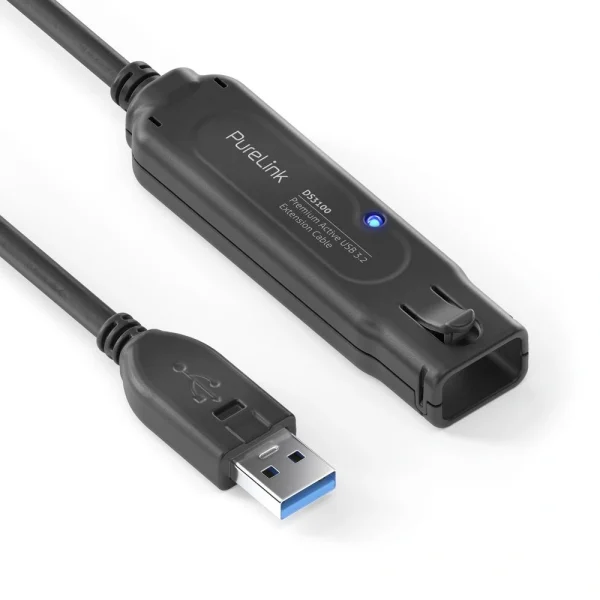 PureLink DS3100-100 USB 3.1 Gen.1 aktív Extension kábel - fekete - 10.0m