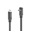 PureLink PI6610-050, Prémium USB-C - 90°-os USB-C (fel/le) passzív kábel E-markerrel, 0, 50m