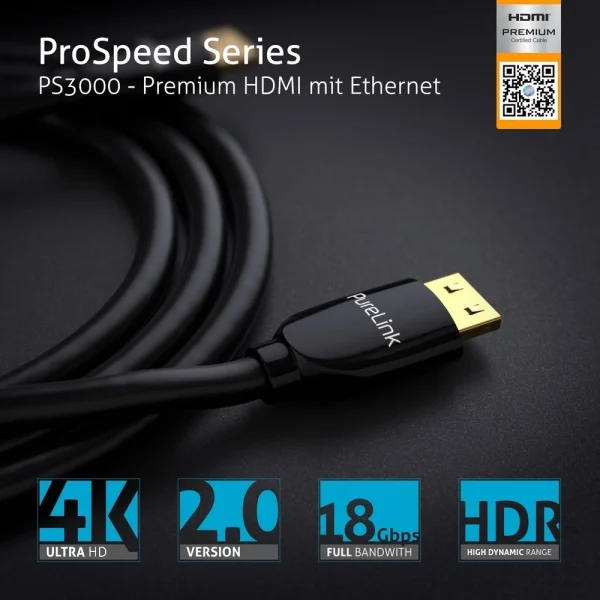 PureLink PS3000-015 HDMI kábel - ProSpeed Series 1.50m