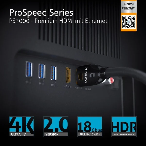 PureLink PS3000-030 HDMI kábel - ProSpeed Series 3.00m