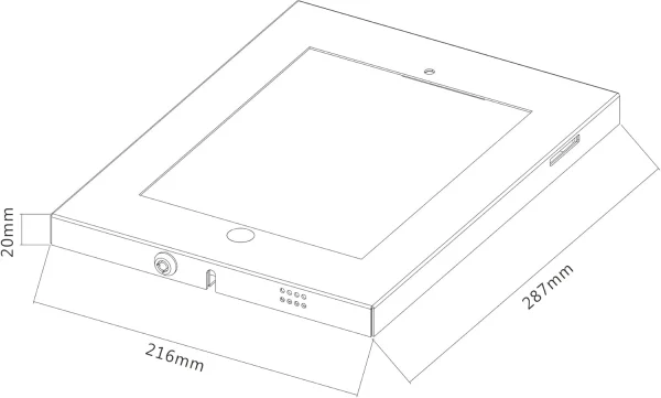 PureMounts PDS-5700 Tablet állvány- iPad - fekete