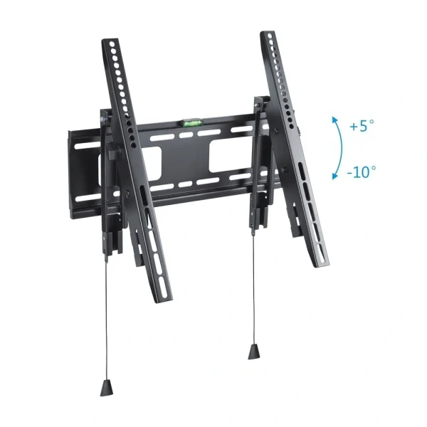 PureMounts PM-BTL400 lopásgátlós dönthető fali TV állvány állítható karral - VESA 400x400, fekete