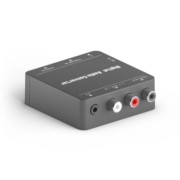PureTools PT-C-DAC D/A Audio konverter. Koaxiális vagy optikai, Analog L/R és 3.5mm Audio kimenet