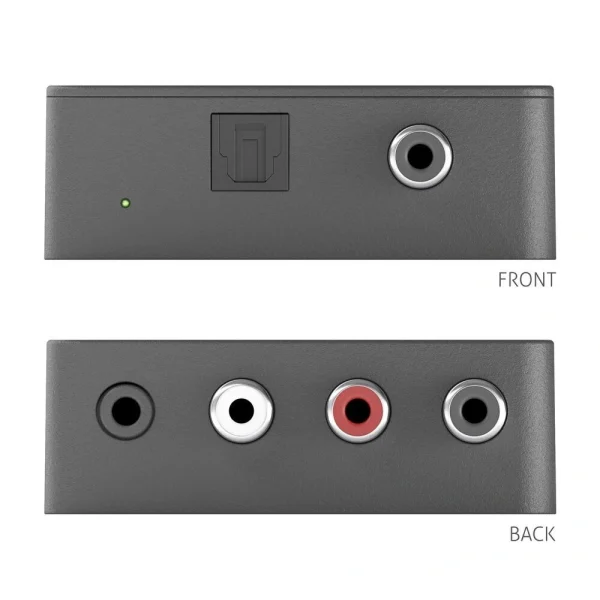 PureTools PT-C-DAC D/A Audio konverter. Koaxiális vagy optikai, Analog L/R és 3.5mm Audio kimenet