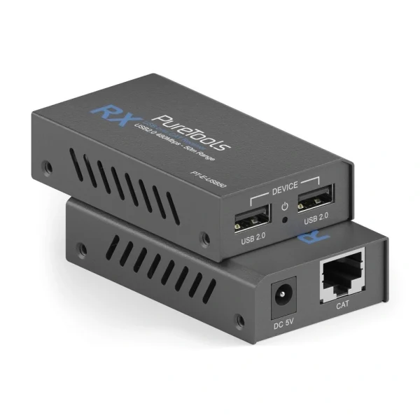 PureTools PT-E-USB50, USB2.0 Cat extender szett