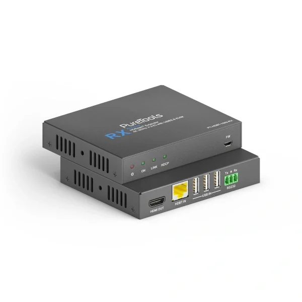 PureTools PT-HDBT-1002 HDBaseT Extender szett, 4K (60Hz 4:2:0), 100m 4K / 100m 1080p