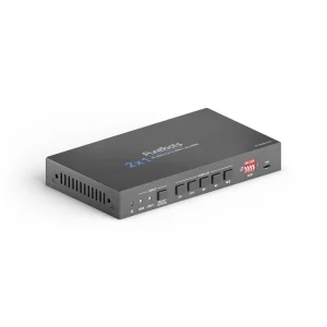 PureTools PT-PSW-21C 2x1 telekonferencia switcher USB-C és HDMI bemenet, HDMI kimenet, 4K (60Hz 4:4:4), USB-C töltő