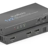 PureTools PT-SP-HD12-48G HDMI Splitter 1x2, 4K (60Hz 4:4:4), Down-Scaling, EDID Management
