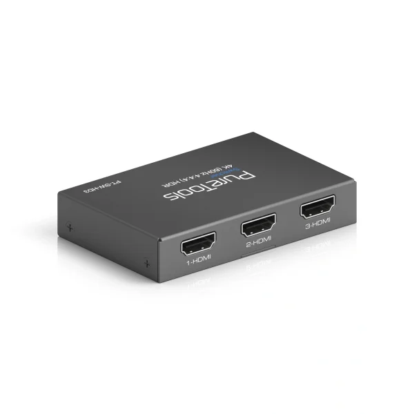 PureTools PT-SW-HD3 HDMI Switcher 3x1, 4K (60Hz 4:4:4) + HDR