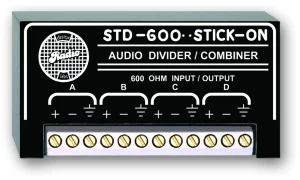 STD-10K Passzív Audio Elosztó/Közösítő- 10 kOhm RDL STD-10K Passzív Audio Elosztó/Közösítő- 10 kOhm