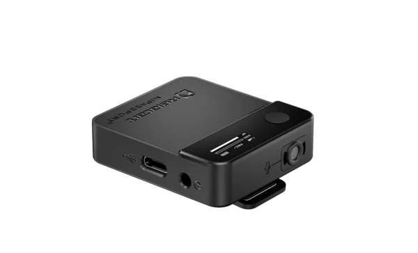 Relacart MI2-PRO, Kompakt, kétcsatornás vezeték nélküli mikrofonrendszer kamerákhoz, 1db vevő 2 db adó 2, 4 GHZ,